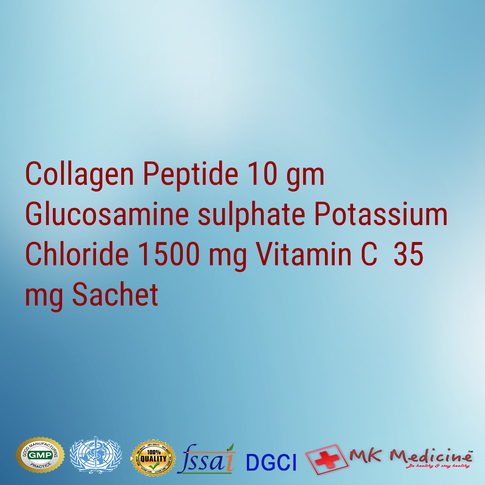 Collagen Peptide Gm Glucosamine Sulphate Potassium Chloride Mg