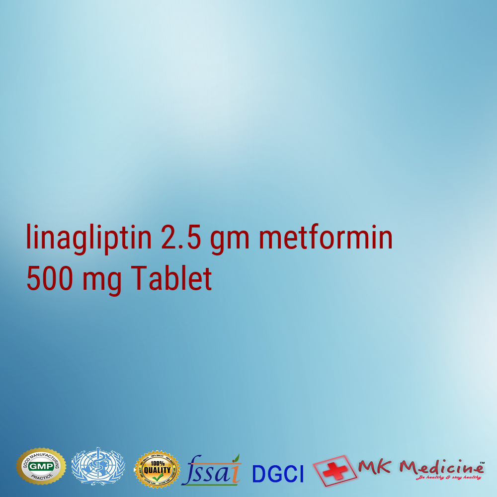 linagliptin 2.5 gm metformin 500 mg Tablet