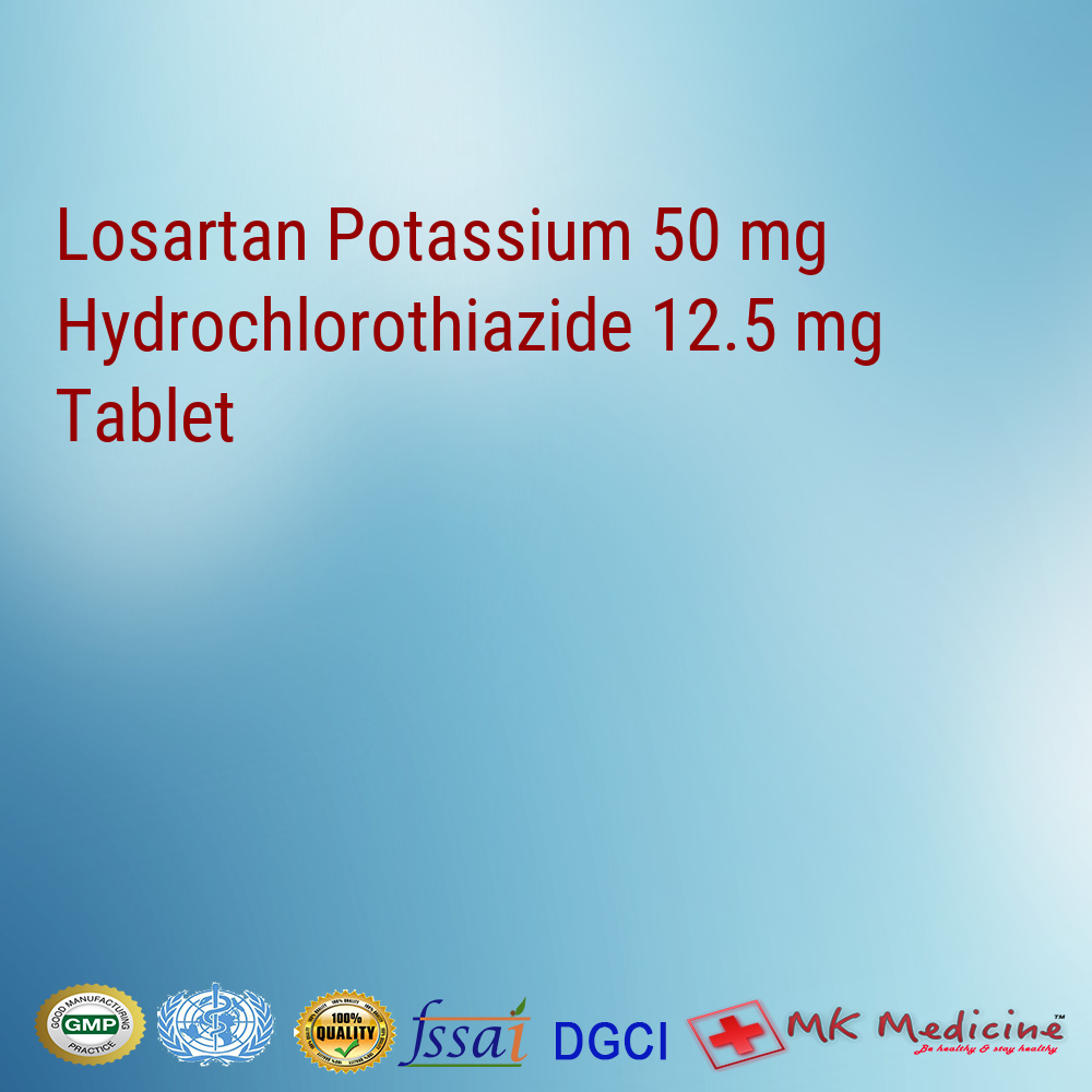 Losartan Potassium 50 Mg Hydrochlorothiazide 12 5 Mg Tablet