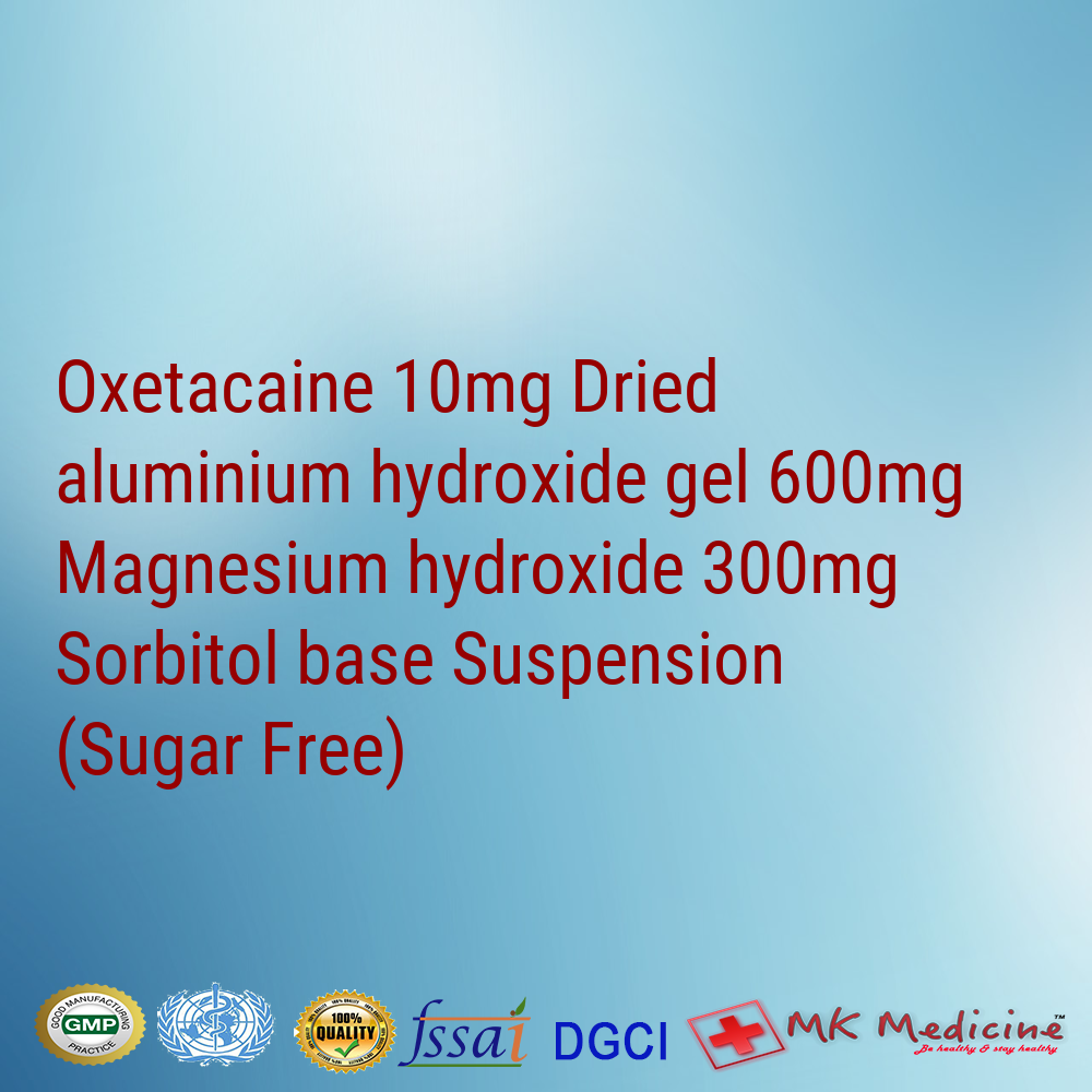 Oxetacaine Dried Aluminium Hydroxide Gel Magnesium Hydroxide Suspension For Pcd Franchise